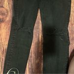 We The Free  Black Skinny Jeans Ripped Knees Size 27 Photo 4