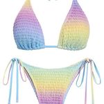 Pink Lily Tie-Dye bikini Photo 0