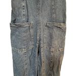 HG Denim High Roller Adjustable Jumpsuit Women's Blue Denim Overalls, Size S Photo 2