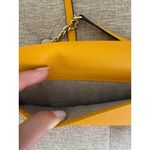 Michael Kors  Bag Wallet On A Chain Jet Set Yellow Leather Crossbody flawed Photo 5