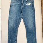 AGOLDE  Jeans Jaime High Rise Classic Skinny Distressed Button Fly Size 28 Photo 2