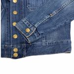 Current/Elliott The Snap Trucker Denim Jean Jacket Size S Photo 5