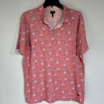 Good Man. Floral Cotton Men’s Polo Size Large  Photo 0