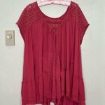 Free People Endless Summer Sz S Sunfest Crochet Embroidered Tunic Sweet Sang Photo 2