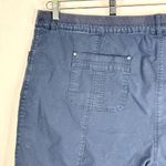 Avenue  Plus Size 26 Shorts Navy Blue Chino Pockets High Rise 11 Inch Stretch 980 Photo 6