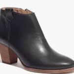 Madewell The Billie black leather ankle booties Photo 7
