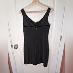 Vintage Paris De Boulevard Diamond Center Mesh Mini Dress W10 Black Size 10 Photo 1