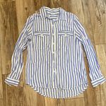 Beach Lunch Lounge Keraphina Striped Button Down Shirt Photo 1