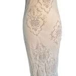 Maria Bianca Nero Vintage  Women's cream 100% silk Dress Size Small 90s Y2K 2000s Photo 0