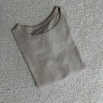 Old Navy Beige waffle knit  baby tee Photo 3