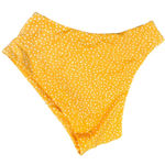 Yellow Polka Dot‎ Bikini Bottom Size L Photo 2