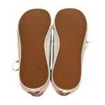 Vans CANVAS GRAY BLUE WHITE Women's SKATE LEATHER TRIM Sneakers 9 Photo 6