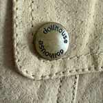 Dollhouse Y2K Vintage | Tan Suede Leather Moto Style Jacket | Extra Large Photo 2