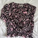 Urban Outfitters  Pink Floral Top  Photo 0