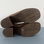 Chocolat Blu Veera Suede Taupe Brown Chunky Heel Platform Booties Photo 8