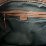 Madewell  Crossbody Cognac Leather Satchel Handbag Photo 13