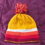 Moriarty Original Wool Hat Handmade Stowe Vermont USA Beanie Pom Yellow Photo 4