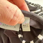 Athleta  Hidden Agenda 2 In 1 Bra Tank Top Womens Size S Strappy Cross Back Black Photo 6