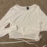 Long sleeve crop top White Size M Photo 0