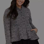 Torrid  Ladies  2 (2XL ) Black/White Ponte Fit And Flare Jacket Chevron Plus‎ Photo 0