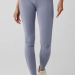 Alo Yoga HIGH-WAIST AIRLIFT LEGGING 7/8 LENGHT FOG SIZE XXS NWT Photo 0