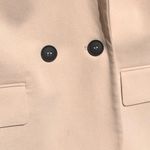 ZARA  Oversized Cream Double Breasted Blazer Jacket Small Photo 8