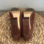 Ted Baker London Savio rose Gold Tip Brown Pointed Suede leather heels size 6.5 Photo 6