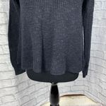 Hollister crop sweater w/lace shoulder black sz S Photo 1