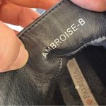 Patrizia Black Leather Moto Zip Ankle Boots Women’s 10 Fall Biker Goth Booties Photo 9