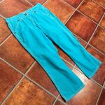 Vintage Ralph Lauren Polo Aqua Blue Contrast Stitch Flare Jeans Size 6 Photo 1