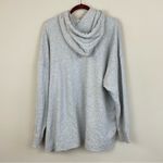 Aerie NWT  Gray Oversized Slouchy Hoodie Cabincore Pullover Sweatshirt Size L Photo 5