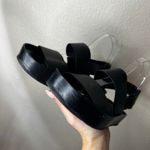 Vince  Marett black leather platform sandals WOMENS 7 Photo 5