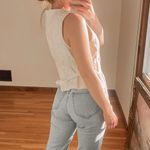 Johnny Was  Western Frey Edge Cotton Vest Size S Photo 1