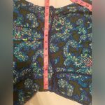 Vintage Retro Paisley Long Sleeve Collared Mini Dress size S Blue Photo 6