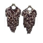 Eloquii Dress Womens Plus 22 Paisley Mock Neck Puff Sleeve Holiday Party Be Rad Photo 4