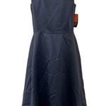 Vintage Virgo II Black Sleeveless Rockabilly Style Swing Dress Size 14 Photo 0