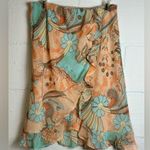 Apostrophe Vintage  Petite Y2K Woman’s Flowy Lightweight Floral Printed Skirt Photo 0
