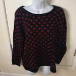 Timing harlequin red and black sweater L acrylic Photo 2
