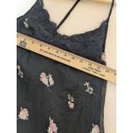 Abercrombie & Fitch  Women's Mini Shift Dress Black Floral Spaghetti Strap Sz XXS Photo 10