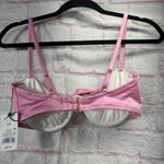 Shade & Shore Pink Bikini Top 34D NWT Photo 5