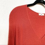 BP . V-Neck Pullover Sweater Red Ochre Size Small Photo 3