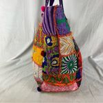 Handmade Indian Banjara Shoulder Tote Bag Bold Colorful Detailed Boho Patchwork Photo 2