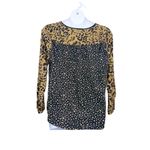 Black Rainn ‎ Animal Print Blouse size XL Photo 5