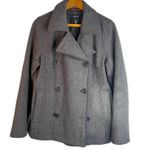 American Eagle Outfitters 80% Wool Peacoat Gray Classic Chic Size Medium Dressy Photo 0