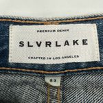 SLVRLAKE Jeans Womens Size 23 High Rise Slim BEATNIK BTNJ7068 USA Yosemite Wash Blue Photo 2