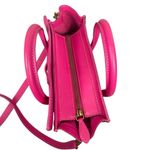 CELINE  Nano Luggage Pink Leather Wing-Side Mini Handheld Crossbody Handbag Photo 4