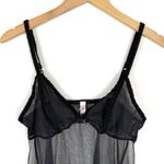 Victoria's Secret Vintage Y2K 2002 Victoria’s Secret black mesh lingerie mini dress Photo 1