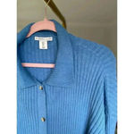 Sincerely Jules Knit Cardigan Sz L Blue Size L Photo 5
