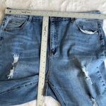 Wax Jean Blue Distressed Ankle Cropped Jeans Plus Size 22 Photo 6