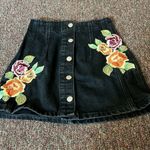 Top shop Moto black jean skirt 2 Photo 1